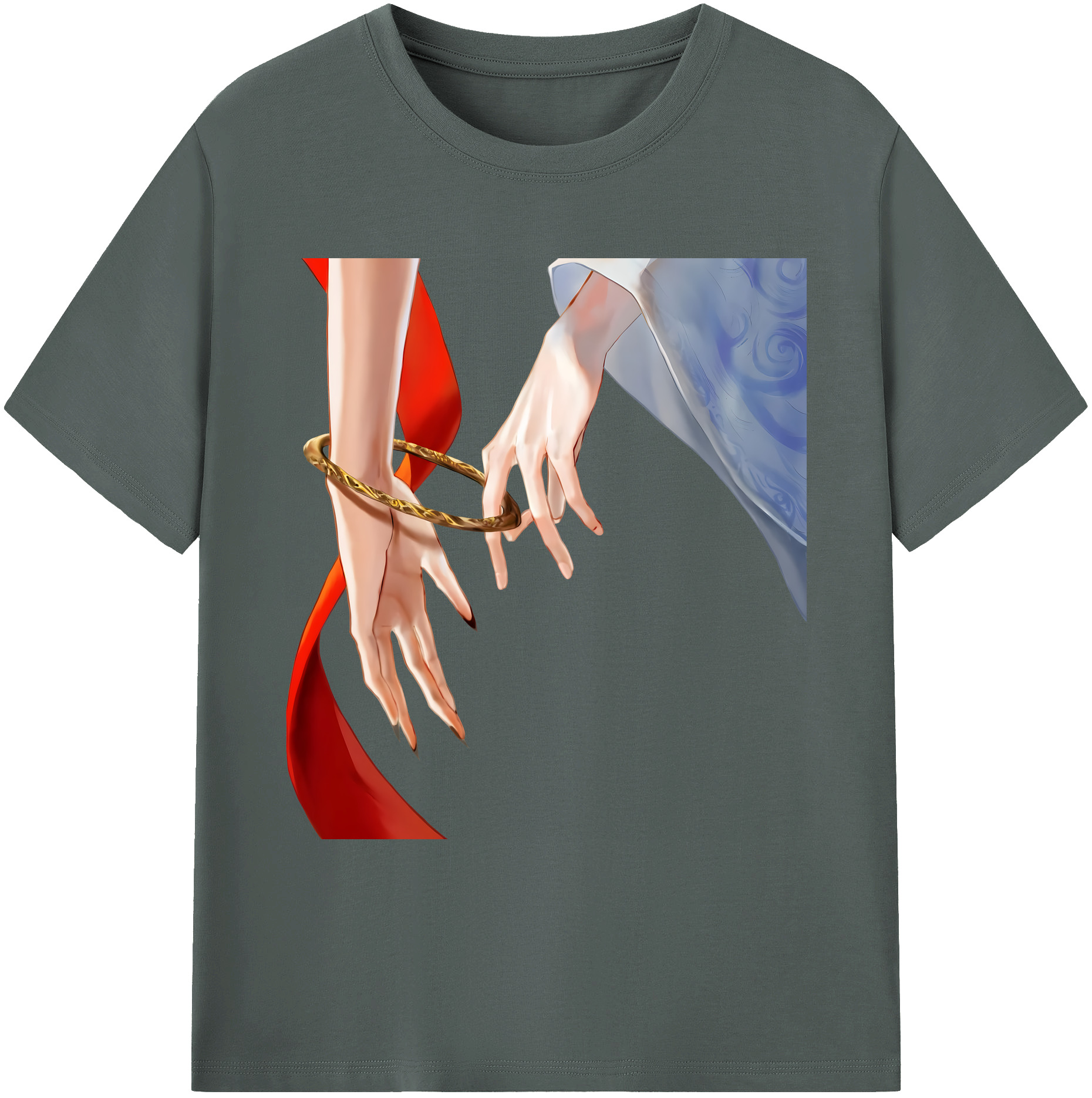（画像用） Ne Zha 2 ナタ 魔童の大暴れ 綿100％ メンズ半袖Tシャツ｜肌触りやわらか＆通気性